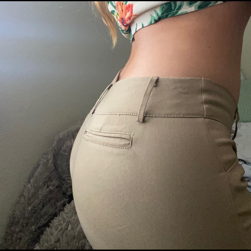 Jean skinny - tan shiny